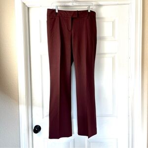 The Limited | Maroon Cassidy Fit Career Trouser Pants, Size 12